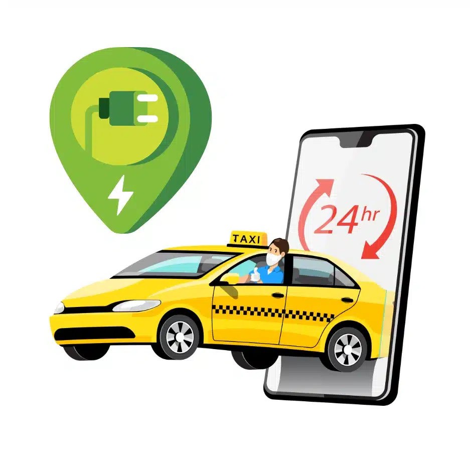 ev taxi booking app development
